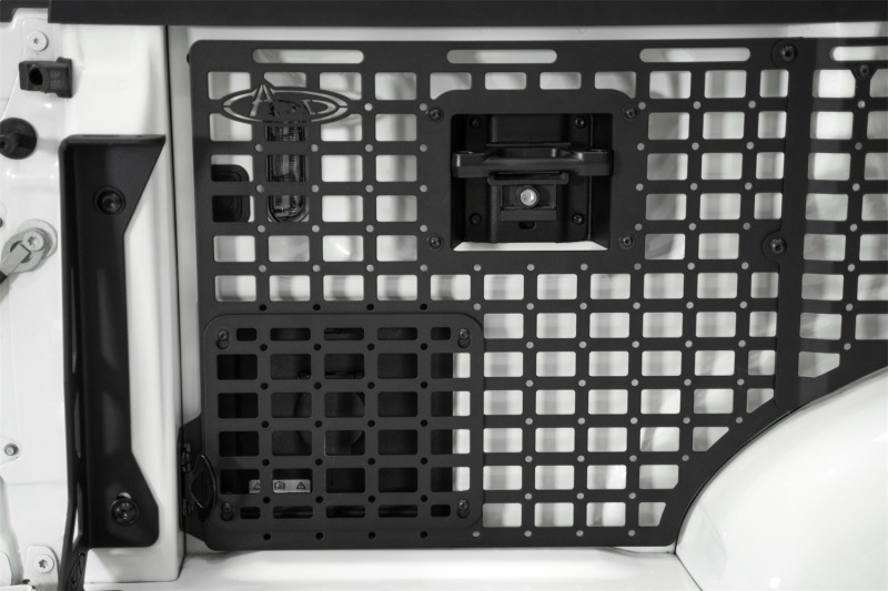 Ford F-150 Bed Side Molle Panels - Driver Side - Addictive Desert Designs - Full Set - Hammer Black - `21-`27